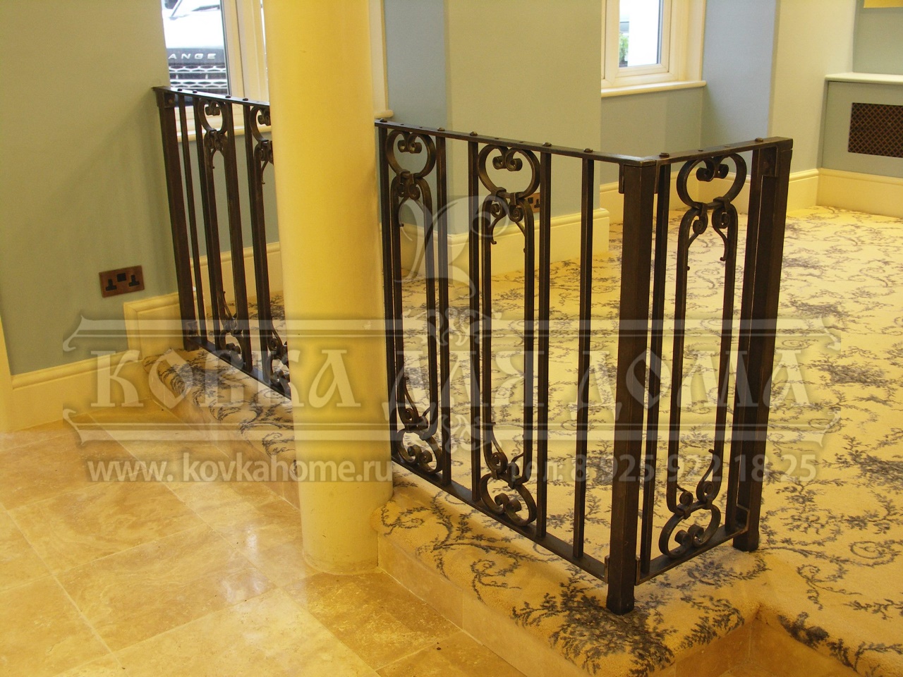 Кованые балконные перила заказать в Москве